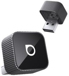 Ottocast Adaptor Ottocast Mini Cube 3.0 2025 Wireless CarPlay si Android Auto, Plug and Play 2-in-1 (Negru) (CP88-T2)