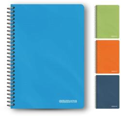 Colorarte Caiet A4, 100 file cu spira, coperta plastic, Colorarte, hartie 70g/mp (C4241)