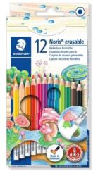 STAEDTLER Creioane colorate Staedtler 12 culori cu radiera Noris (ST-14450-NC12)