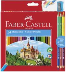 Faber-Castell Creioane colorate Faber-Castell 24+3 culori + ascutitoare (FC110324)