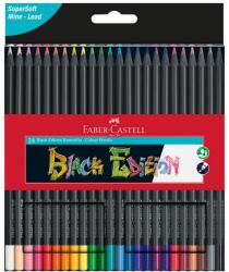 Faber-Castell Creioane colorate Faber-Castell 24 culori Black Edition (FC116424)