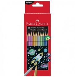 Faber-Castell Creioane colorate Faber-Castell 10 culori metalizate (FC201583)