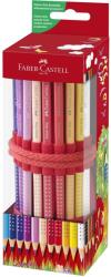Faber-Castell Creioane colorate acuarela Faber-Castell Grip Rollup 18 culori + ascutitoare (FC201541)