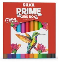 Silka Creioane colorate Silka Prime 12 culori scurte (lungime 1/2) (SK-504144)