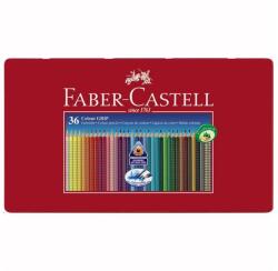 Faber-Castell Creioane colorate Faber-Castell Grip set 36 culori cutie metal (FC112435)