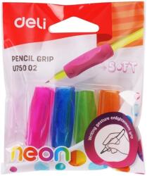 Deli Grip cauciuc pentru creioane, set 4 bucati, Deli (DLEU75002)