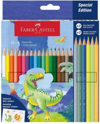 Faber-Castell Creioane colorate Faber-Castell Dinozauri 18+6 culori (FC111222)