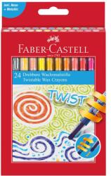 Faber-Castell Creioane colorate cerate retractabile Faber-Castell 24 culori (FC120004)