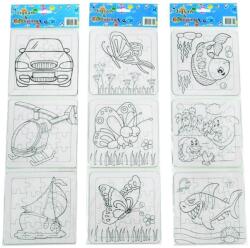  Set 3 puzzle 16 piese de colorat (P2508)