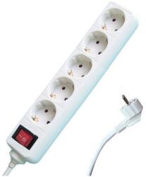  Prelungitor cu 5 prize, lungime 5m, cu intrerupator, 3x1, 5 (P5L5I)