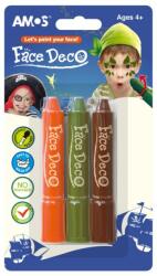 Amos Culori pentru piele set 3 culori Pirat, Amos (FD5B3B)