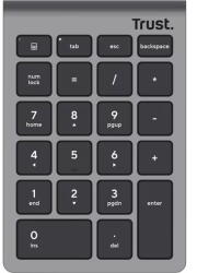 Trust Tastatura Trust numerica Xalax WS, numar taste 22, gri (TR-25709)