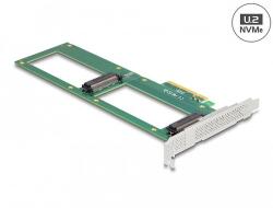 Delock PCI Express 4.0 X8 Kártya - 2 X Belső U. 2 NVMe SFF-8639 - Elágazás (90091) - fizz