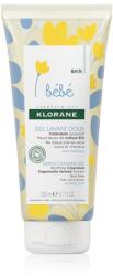 Klorane Bébé Calendula gyengéd tisztító gél gyermekeknek születéstől kezdődően pumpás 200 ml