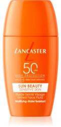 Lancaster Sun Sensitive Tinted Mattifying Fluid mattító emulzió vízálló SPF 50 30 ml