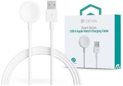 DEVIA Smart Series mágneses töltőkábel Apple Watch-hoz + USB-A kábel - fehér (ST381980) - emag
