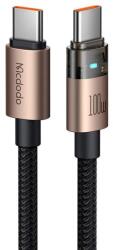 Mcdodo Cablu de date Mcdodo CA-5581, Type-C la Type-C Fast Charging, 100W, LED, 1.2m, Negru
