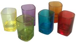 Uniglass Colorate Viva 6 darabos pohár készlet, 50 ml