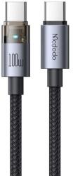 Mcdodo Cablu de date Mcdodo CA-5580, Type-C la Type-C Fast Charging, 100W, LED, 1.2m, Negru