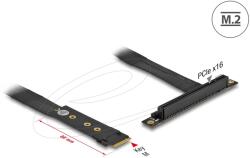 Delock M. 2 kulcs M - PCIe x16 NVMe adapter hajlított 20 cm hosszú kábellel (64134)