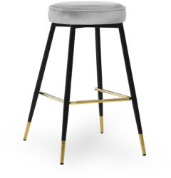  CIRCO M Kárpitozott Bárszék Fém Szürke 60cm