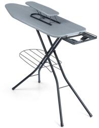 Vilde Vasalódeszka, Vilde, állítható magasságú, vasalóállvány, levehető huzat, 140 x 39 x 92 cm, szürke (779067) Vasalódeszka