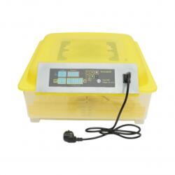 BRECKNER Incubator automat 48 oua 80W, 12V-220V cu rotire automata, control temperatura, umiditate, afisaj digital