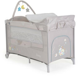 Moni Sleepy multifunkciós utazóágy - szürke