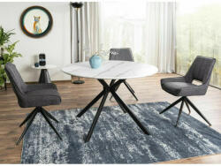  Tello Bjorn Forgó Szék Szürke Szövet Fekete Vázzal