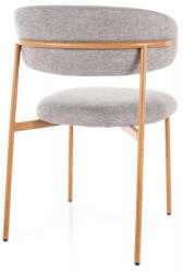  Elton D Brego Étkezőszék Szürke Szövet Tölgy