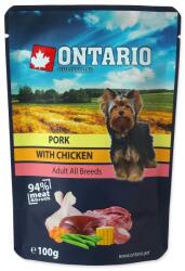 ONTARIO Опаковка Ontario свинско с пилешко в бульон 100g (214-3062)