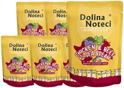 Dolina Noteci Superfood csirke, marha, tőkehal 10 x 85g nedves macskaeledel