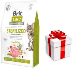 Brit BRIT Care Cat Grain-Free Sterilized Immunity Support 7kg + MEGLEPETÉS A MACSKÁNAK