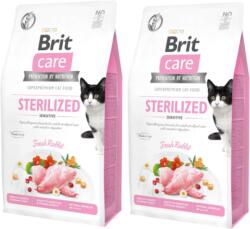 Brit Brit Care Cat Grain-Free Sterilized Sensitive nyúllal 2x7kg