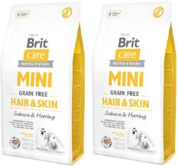 Brit Brit Care Mini Gabonamentes Szőr és Bőr 2x7kg