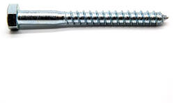 VISIMPEX Hatlapfejű állványcsavar DIN 571, horganyzott 6 x 60 mm (001-001-021-017)
