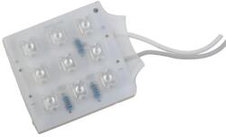 Vipow LED0107 LED panel, zöld, 9LED, 12V (LED0107)