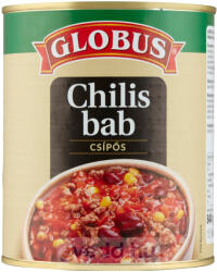 GLOBUS Készétel 840Gr Chilis Bab