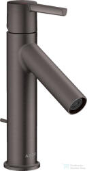 Hansgrohe AXOR STARCK hidegindításos mosdó csaptelep automata leeresztővel, szálcsiszolt fekete króm 10007340 (10007340)