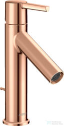 Hansgrohe AXOR STARCK hidegindításos mosdó csaptelep automata leeresztővel, polírozott vörös arany hatású 10007300 (10007300)