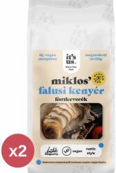 It's Us It's us MIKLOS' falusi kenyér gluténmentes lisztkeverék PKU-s 2X500 g