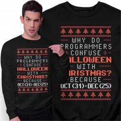 Freshtop Karácsonyi pulóver Ajándék karácsonyra Informatikus Programozó Pulóver