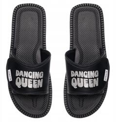 Kubota Női tépőzáras papucs Dancing Queen fekete 39-es méret (JMP)