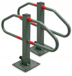 Bituxx Összecsukható parkolóhelyfoglaló zárral, 46x70 cm, acél, 2 db-os készlet Bituxx