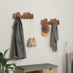 vidaXL Fogas Barna 48 x 8 x 15 cm Tömör Mahagóni Fa (42012356)