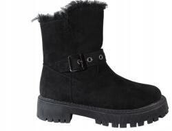 VINCEZA Bakancs 34632 MÉRET36 Fekete Velúr (34632)