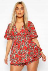 Boohoo Rövid Ujjú Overál Virágos Ttg B18__46