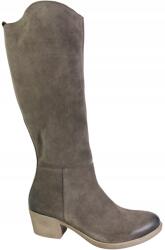 Laura Messi női csizma 2071 Méret 38 bőr bézs velúr (2071)