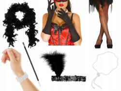 Congee Retro 20-as évek boa szivar nyaklánc szett (ZEST-RETRO8)