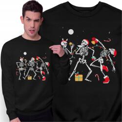 Freshtop Ünnepi Pulóver Karácsonyi Ajándék Csontvázak Koponyák Tánc Olcsón